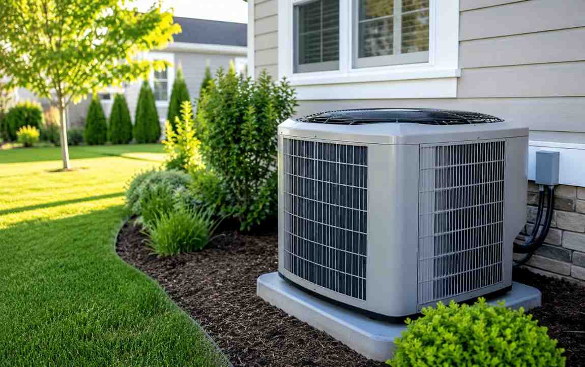 Best size air conditioner for home Residential outdoor AC unit illustrating the importance of choosing the right air conditioner size for a home.